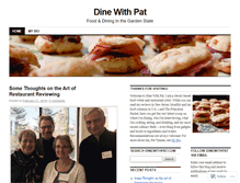 Tablet Screenshot of dinewithpat.com